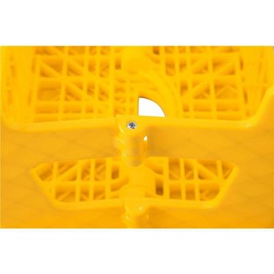 Banqueta Plástica Dobrável Amarela Altura 220 Mm Vonder