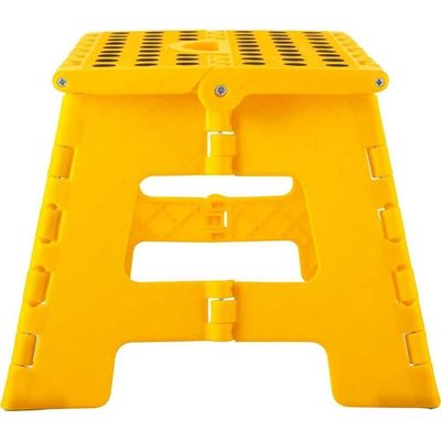 Banqueta Plástica Dobrável Amarela Altura 220 Mm Vonder