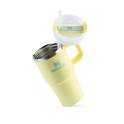 Copo Quencher Stanley Com Canudo Com Alça 591ml Pomelo