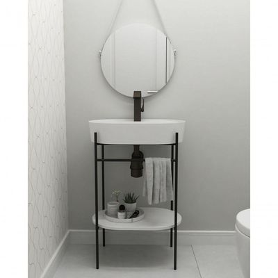 Gabinete De Banheiro 60x40cm Di Monaco Branco Standard