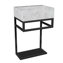 Gabinete Banheiro Ferro Los Angeles 40x30cm Concreto