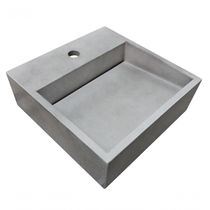 Cuba De Apoio Banheiro Jade Pedra 40x40cm Concreto