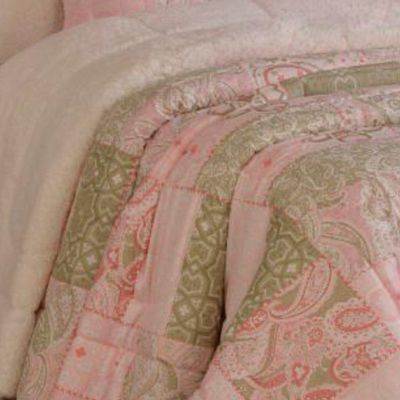 Edredom Queen Coberdrom Top Line Estampado Hipercal-sherpa 3 Peças - Loire