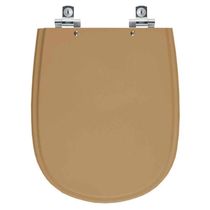 Assento Sanitário Soft Close Paris Amendoa Para Vaso Ideal Standard