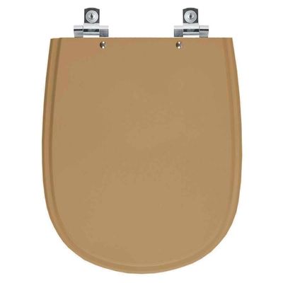 Assento Sanitário Soft Close Paris Amendoa Para Vaso Ideal Standard