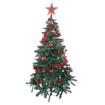 Árvore De Natal Luxo 1,50 Altura Base Ferro 380 Galhos