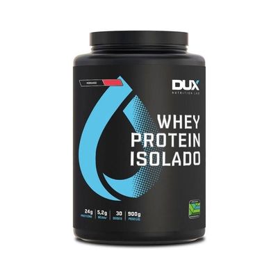 Whey Protein Isolado Pote 900g Sabor Morango