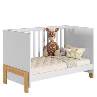 Berço Infantil Mini Cama Fantasia Branco