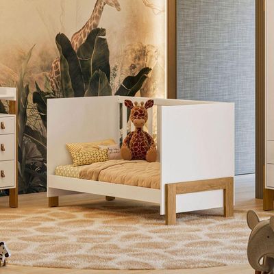 Berço Infantil Mini Cama Fantasia Branco