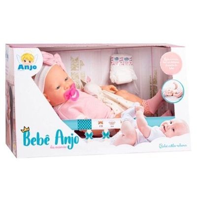 Boneca Bebê Naninha Anjo