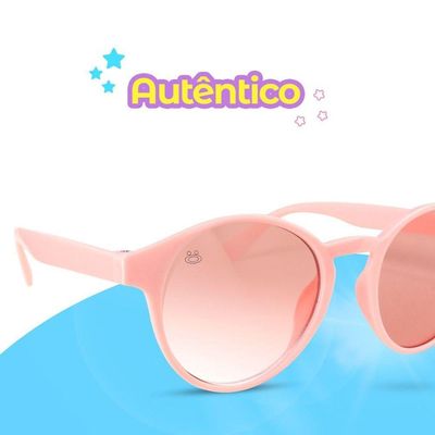 Oculos Sol Retro Rosa Vintage Proteção Uv + Case Casual
