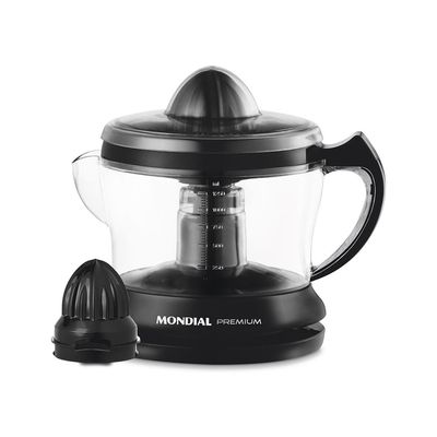 Espremedor de Frutas Mondial Premium E02 1,25L Preto 30W - 110V UNICA
