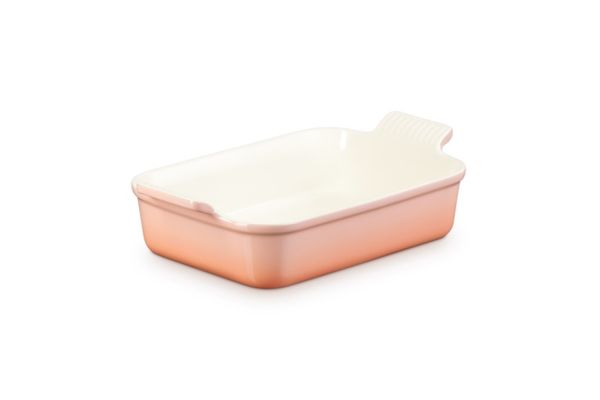 TRAVESSA LE CREUSET RETANGULAR HERITAGE 26CM PESSEGO PECHE 71102264230001