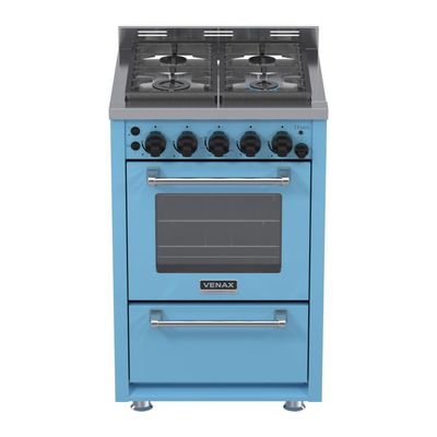 Fogao a Gas 4 Bocas Venax Temis Azul 110v