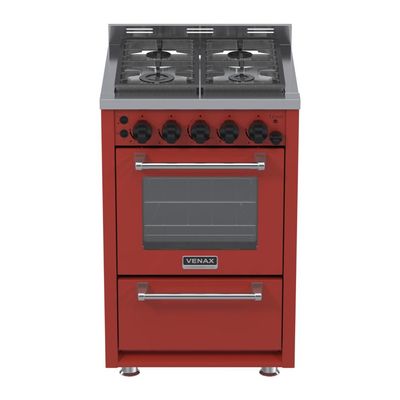 Fogao a Gas 4 Bocas Venax Temis Vermelho 110v