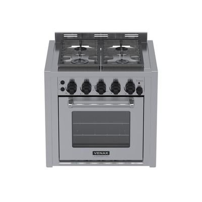 Fogao a Gas de Embutir 4 Bocas Venax Temis Inox 110v