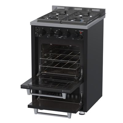Fogao a Gas 4 Bocas Venax Temis Preto 110v
