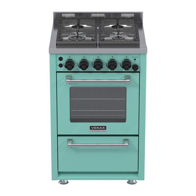 Fogao a Gas 4 Bocas Venax Temis Verde 220v