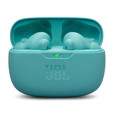 Fone de Ouvido JBL Wave Beam Buds 2 Pure Bass Bluetooth com Cancelamento de Ruído e Smart Ambient - Azul