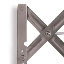 Varal Sanfonado Aluminio 80cm - Mor
