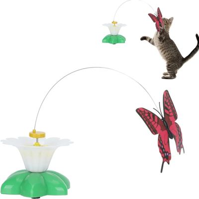 BRINQUEDO INTERATIVO GIRATÓRIO ELÉTRICO AUTOMÁTICO PARA GATOS CACHORRO ANIMAIS DE ESTIMAÇÃO