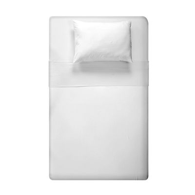 Jogo de Cama Solteiro Liso 180 Fios Fiori Branco