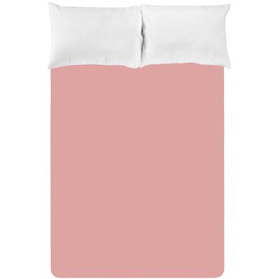 Lençol Avulso Queen Size Liso com Elástico 200 fios - Fiori Coral