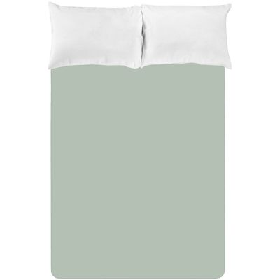 Lençol Avulso Casal Liso com Elástico 130 Fios - Fiori Menta