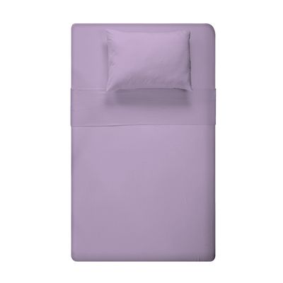 Jogo de Cama Solteiro Liso 180 Fios Fiori Lilás