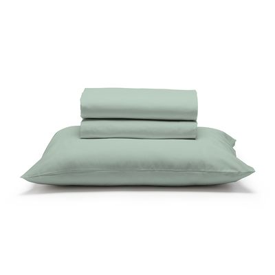 Jogo de Cama Solteiro Liso 180 Fios Fiori Menta