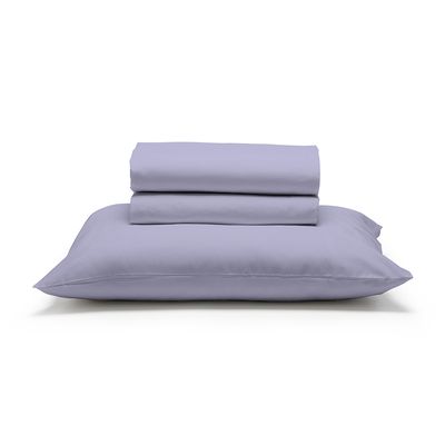 Jogo de Cama Solteiro Liso 180 Fios Fiori Violeta