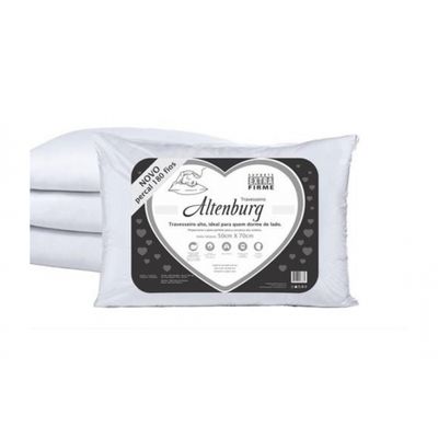 Travesseiro Suporte Extra Firme 50cm x 70cm Altenburg Branco