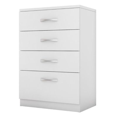 Cômoda 4 Gavetas Estrela Branco