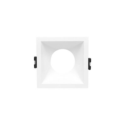 Spot De Embutir Recuado Taschibra Piazza Mr16 Gu10 Quadrado Bivolt Branco 15090375