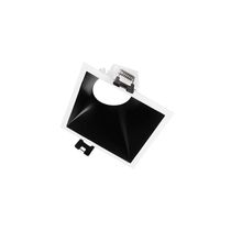 Spot De Embutir Angular Taschibra Piazza Mr16 Gu10 Quadrado Bivolt Branco/preto 15090380
