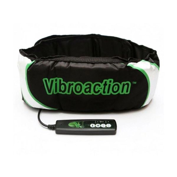 Cinta Modeladora Abdominal Vibratoria Ajustavel Tonificador - Fitness - Saude