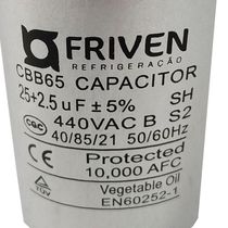 Capacitor 25 + 2,5 Uf 440v Duplo único