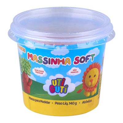 Massa de Modelar Canson Soft Utiguti Base de Amido Vermelha 140g UNICA