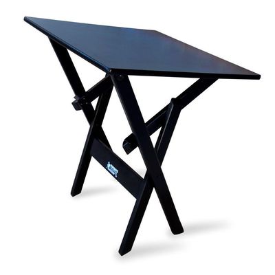 Mesa Dobrável Madeira 60x60 Preta - Tarimatã