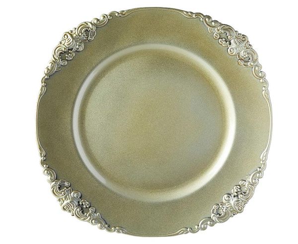 Sousplat Vitoriano Perola 33 cm - Mimo Style