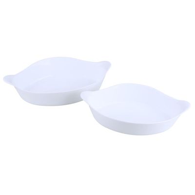 Conjunto de Assadeiras Opaline Oval com 2 Unidades Nadir