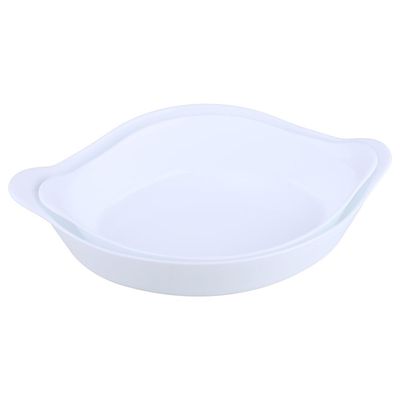 Conjunto de Assadeiras Opaline Oval com 2 Unidades Nadir