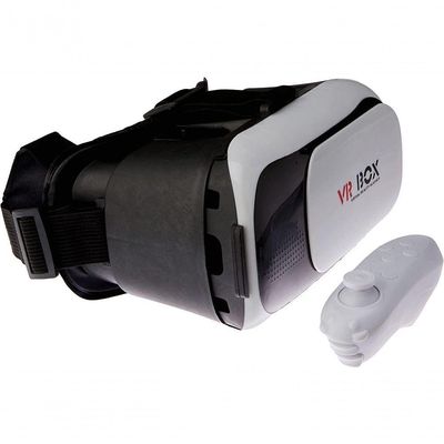 Oculos 3d Com Controle Bluetooth Para Filmes Jogos Game De Realidade Virtual (vr Box)