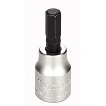 Soquete Em Aço Cromo Vanádio Ponta Hexagonal 7 Mm - Encaixe 3/8" Tramontina Pro Tramontina