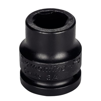 Soquete De Impacto Sextavado Em Aço Cromo Molibdênio 24 Mm - Encaixe 3/4'' Tramontina Pro Tramontina