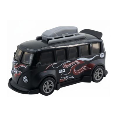 Mini Carrinho Pull Back Garagem S.A. Turbo Aventura - Amarelo