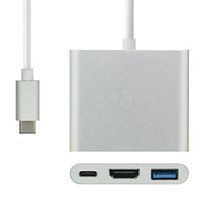 Adaptador Conversor USB 3.1 Type-C Thunderbolt 3.0 x HDMI USB 3 Tipo-C