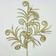 Plantas Folhas Decoração Natal Gliter Dourado 70cm Kit 8pçs