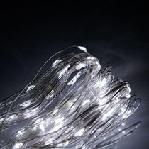 Pisca De Led Fio De Fada 20l 2 Metros A Bateria Natal Ano Novo Cores Branco