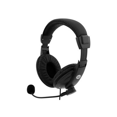 Headset Bright Office Haste Regulável e Microfone Preto Profissional 507 UNICA